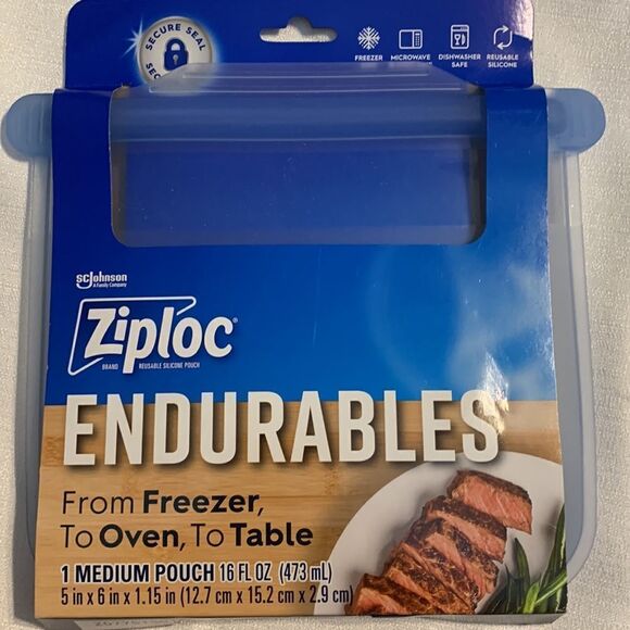 Ziploc Endurables reusable bags 64 ounce & 16 ounce -one of each - Picture 2 of 8